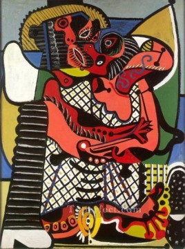 kiss klimt Painting - The Kiss 1925 Cubism Pablo Picasso